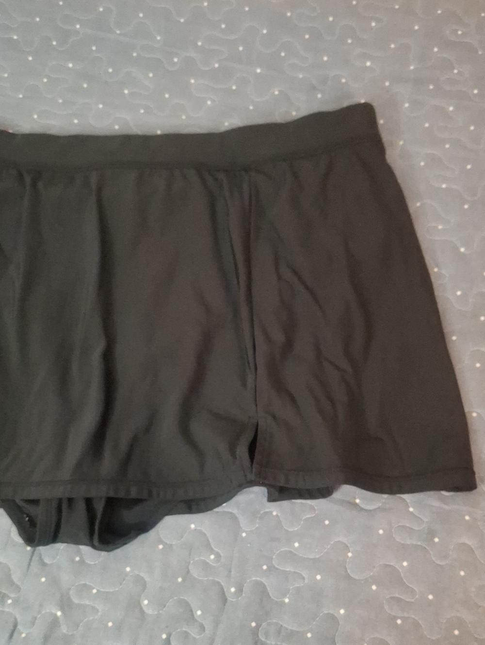 Aqua Green Black Swim Skirt Bottoms size XL